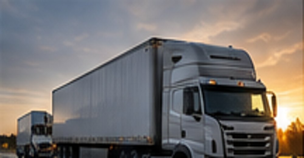Commercial cargo truck